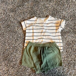Cat & Jack Baby Striped Set